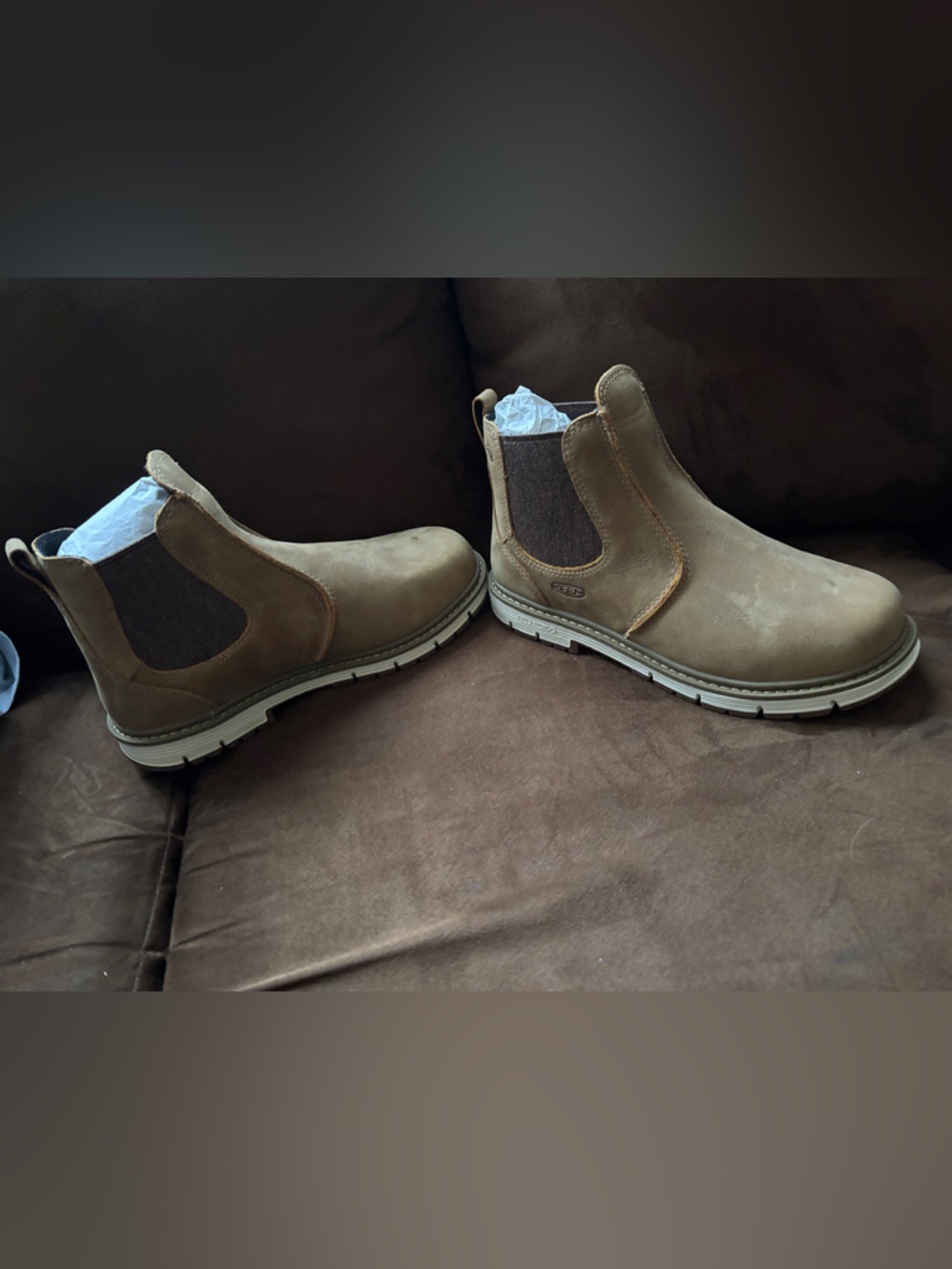 Keen Woman’s San Jose 90 Degrees Chelsea Soft Toe Boot-9M, Belgian/Gum - Picture 3 of 9